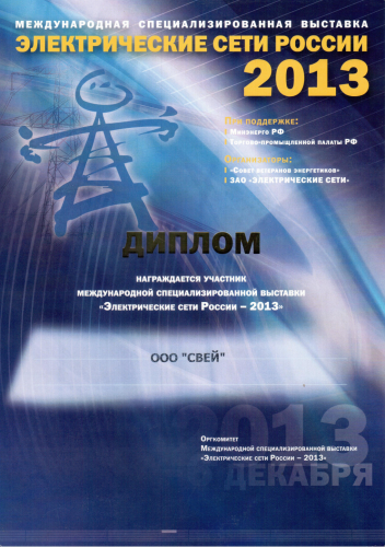 Электрические сети 2013